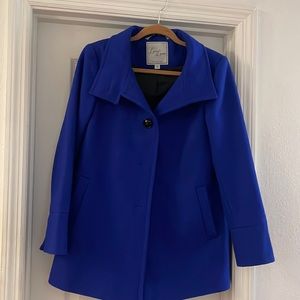 Blue women’s pea coat